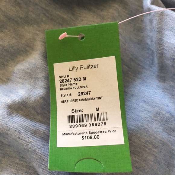 Lilly Pulitzer Belinda Pullover Brand New - Picture 3 of 4